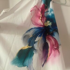 Floral Abstract Print Fabric